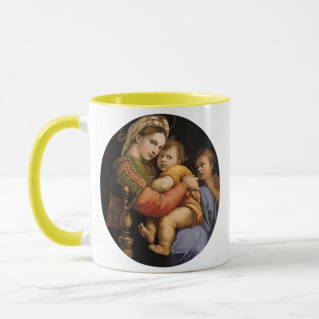 Raphael , Madonna della seggiola Mug (Left)