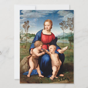 Raphael - Madonna Of The Goldfinch Holiday Card
