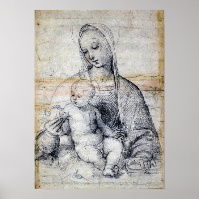 Raphael - Madonna Of The Pomegranate 1504 Poster (Front)