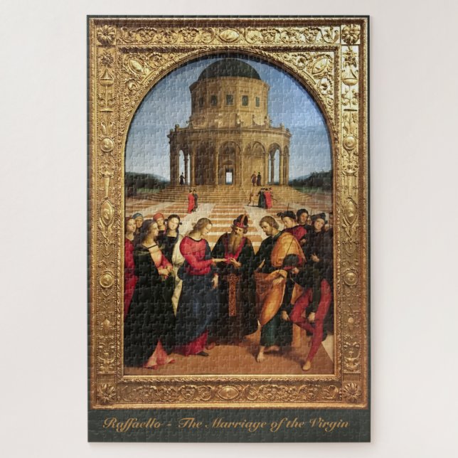Raphael - Marriage of the Virgin - painting Jigsaw Puzzle (Vertical)