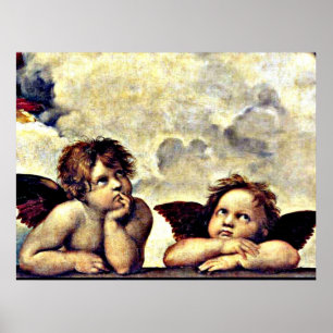 Raphael: Putti, Detail from the Sistine Madonna, Poster