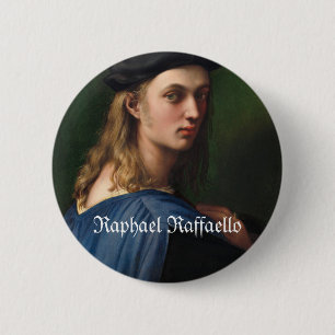 Raphael Raffaello Bindo Altoviti famous painting 6 Cm Round Badge