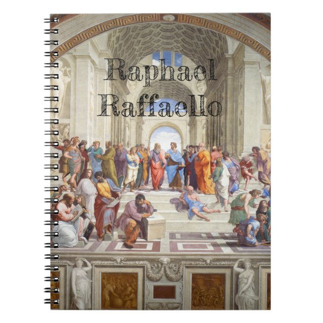 Raphael Raffaello School of Athens Notebook (Front)