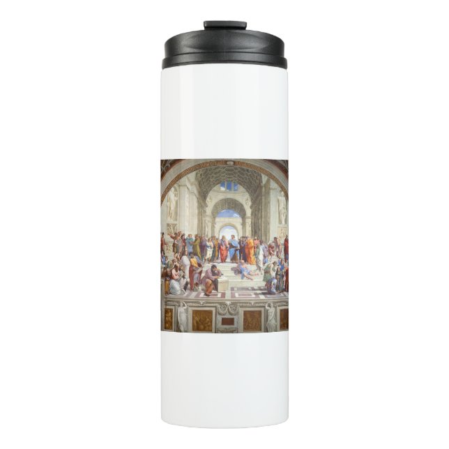 Raphael Raffaello School of Athens Thermal Tumbler (Front)