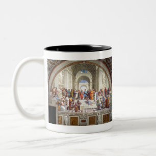 Raphael Raffaello School of Athens Two-Tone Coffee Mug