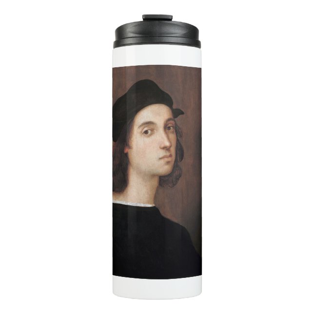 Raphael Raffaello Self-portrait famous painting Thermal Tumbler (Front)