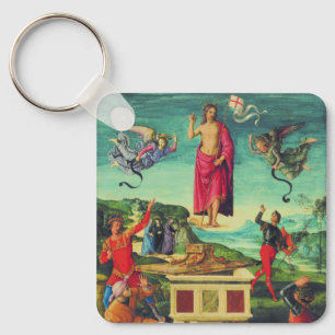 Raphael Resurrection Of Jesus Christ Art Key Ring