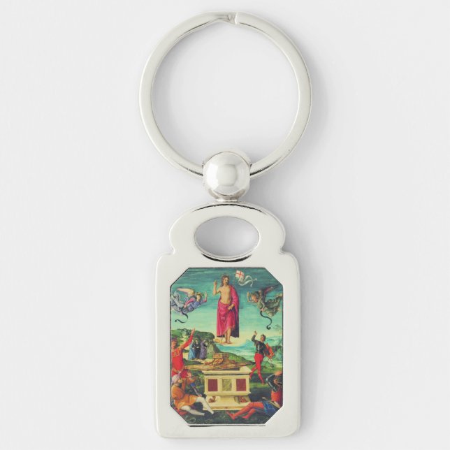 Raphael Resurrection Of Jesus Christ Art Key Ring (Front)