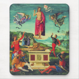 Raphael Resurrection Of Jesus Christ Art Mouse Mat
