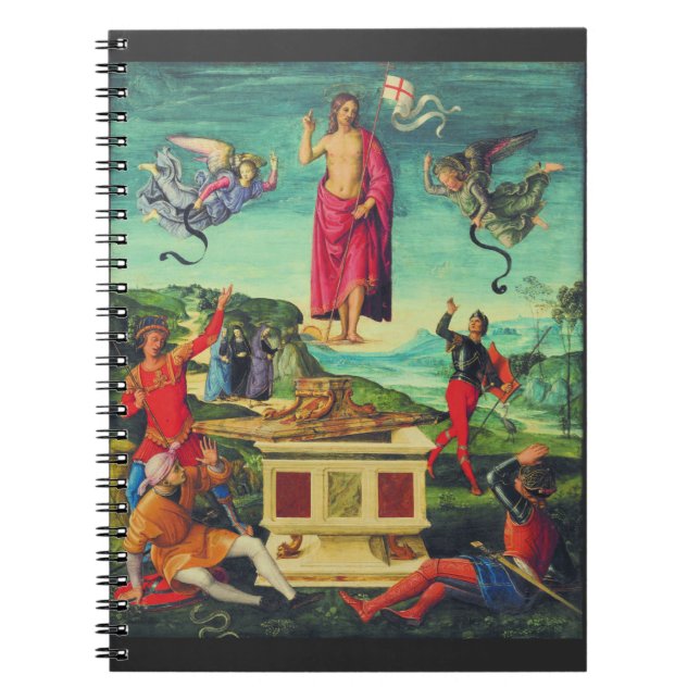 Raphael Resurrection Of Jesus Christ Art Notebook (Front)