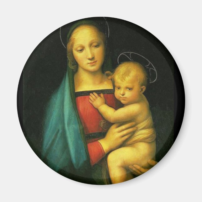 Raphael Sanzio - Madonna del Granluca Magnet (Front)