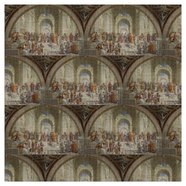 Raphael - School of Athens Fabric (Swatch)