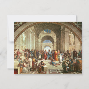 Raphael - School of Athens, fine art painting Card