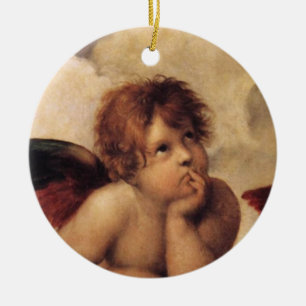 Raphael,Sistine Cherub Ceramic Tree Decoration