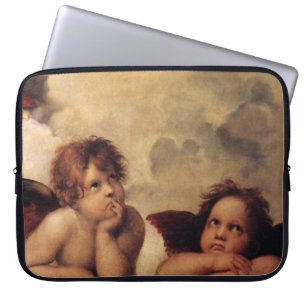 Raphael, Sistine Cherub Laptop Sleeve