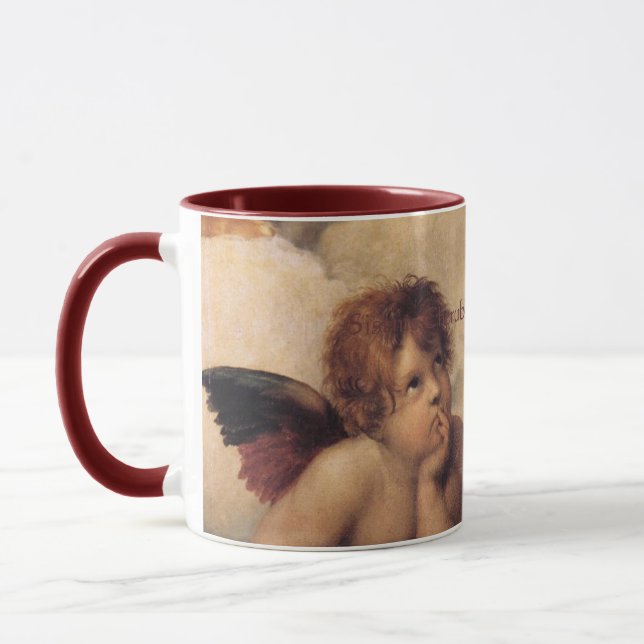Raphael,Sistine Cherub Mug (Left)