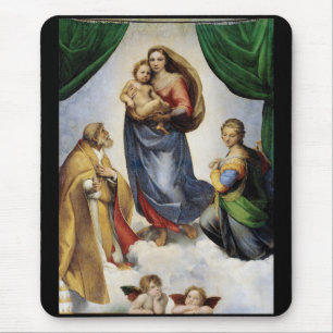 Raphael , Sistine Madonna Mouse Mat