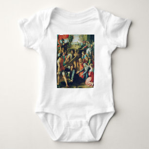 Raphael Spasimo Christ Falling Under Cross Art Baby Bodysuit