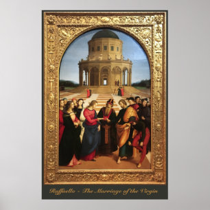 Raphael - The Marriage of the Virgin - painting Poster
