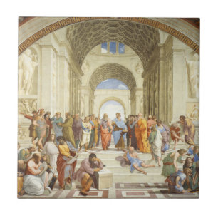 Raphael - The school of Athens 1511 Tile