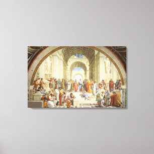 RAPHAEL - The school of Athens 1512 Canvas Print
