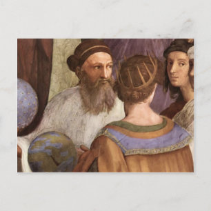 Raphael: The School of Athens (detail) Postcard
