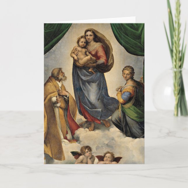 Raphael - The Sistine Madonna, Card (Front)