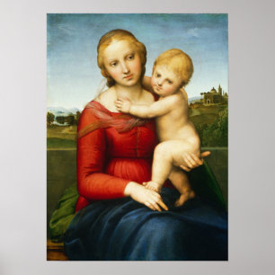 Raphael - The Small Cowper Madonna Poster