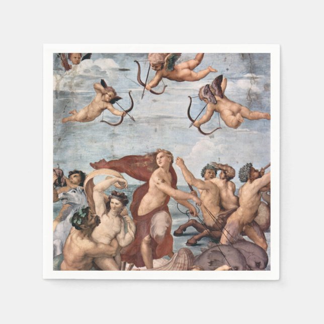RAPHAEL -  Triumph of Galatea 1512 Napkin (Front)