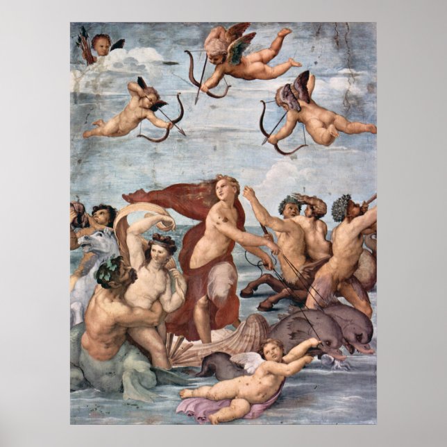 RAPHAEL - Triumph of Galatea 1512 Poster (Front)