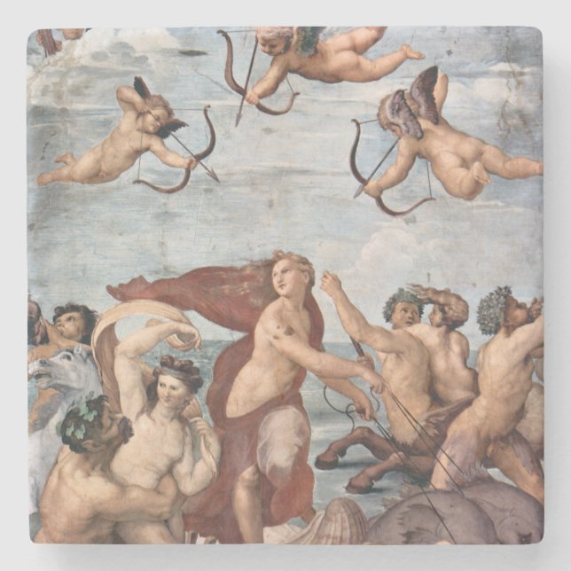 RAPHAEL -  Triumph of Galatea 1512 Stone Coaster (Front)