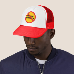 Raphael Warnock Danger Trucker Hat