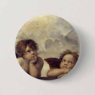 Raphael's Angels 6 Cm Round Badge
