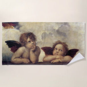 Raphael's Angels Beach Towel