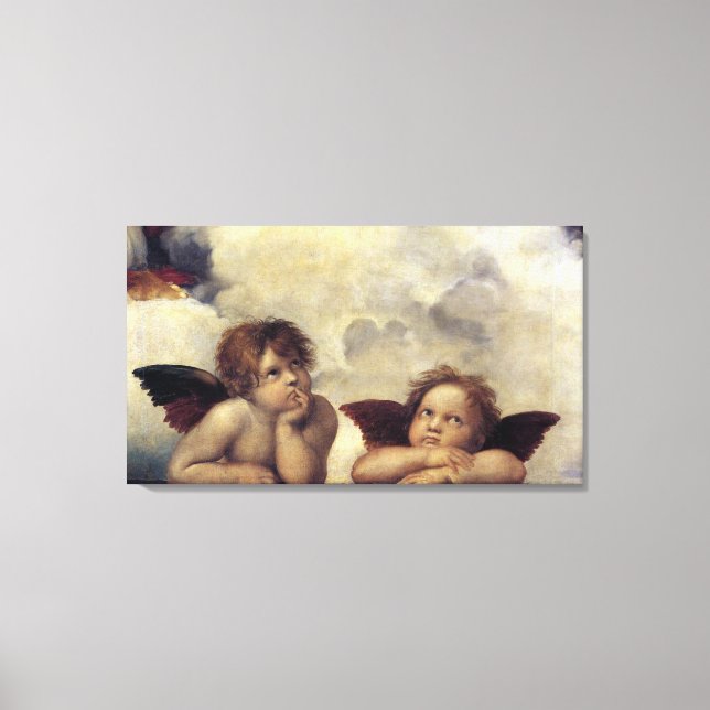 Raphael's Angels Canvas Print (Front)