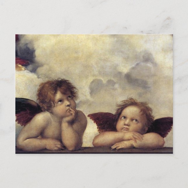 Raphael's Angels Postcard (Front)