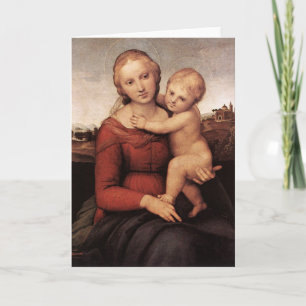 Raphael's Beautiful Madonna Holiday Card