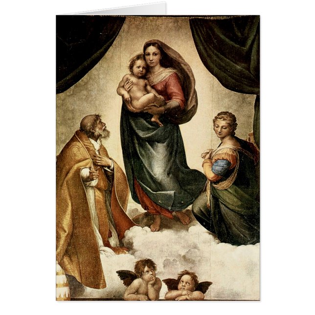 Raphael's Classic "Sistine Madonna" (circa 1513) (Front)