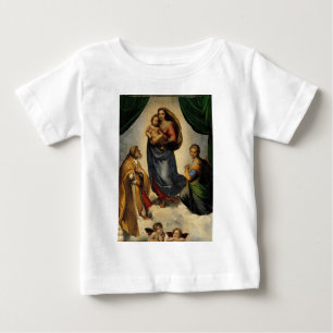 Raphael's Classic "Sistine Madonna" (circa 1513) Baby T-Shirt
