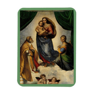 Raphael's Classic "Sistine Madonna" (circa 1513) Magnet