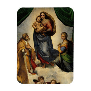 Raphael's Classic "Sistine Madonna" (circa 1513) Magnet