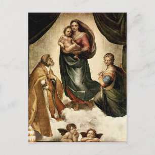 Raphael's Classic "Sistine Madonna" (circa 1513) Postcard
