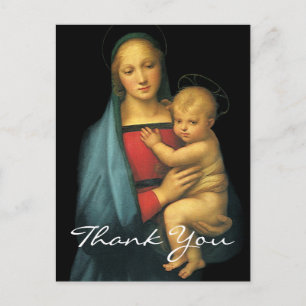Raphael's Madonna And Child Postcard