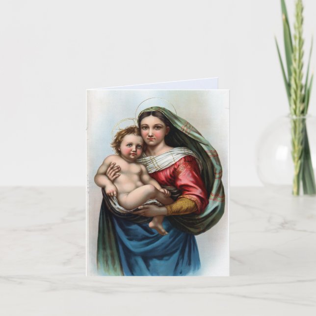 Raphael's Madonna Christmas Card (Front)