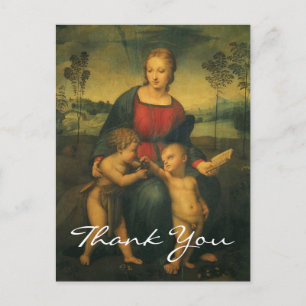 Raphael's Madonna of the Goldfinch Postcard