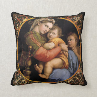 Raphael's Madonna  Throw Pillow