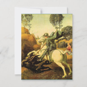 Raphael's "St. George and the Dragon" (circa 1505) Invitation