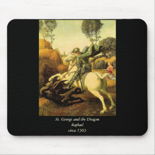 Raphael's "St. George and the Dragon" (circa 1505) Mouse Mat