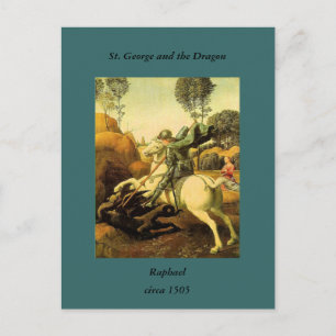 Raphael's "St. George and the Dragon" (circa 1505) Postcard