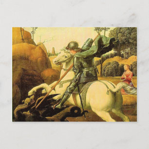 Raphael's "St. George and the Dragon" (circa 1505) Postcard